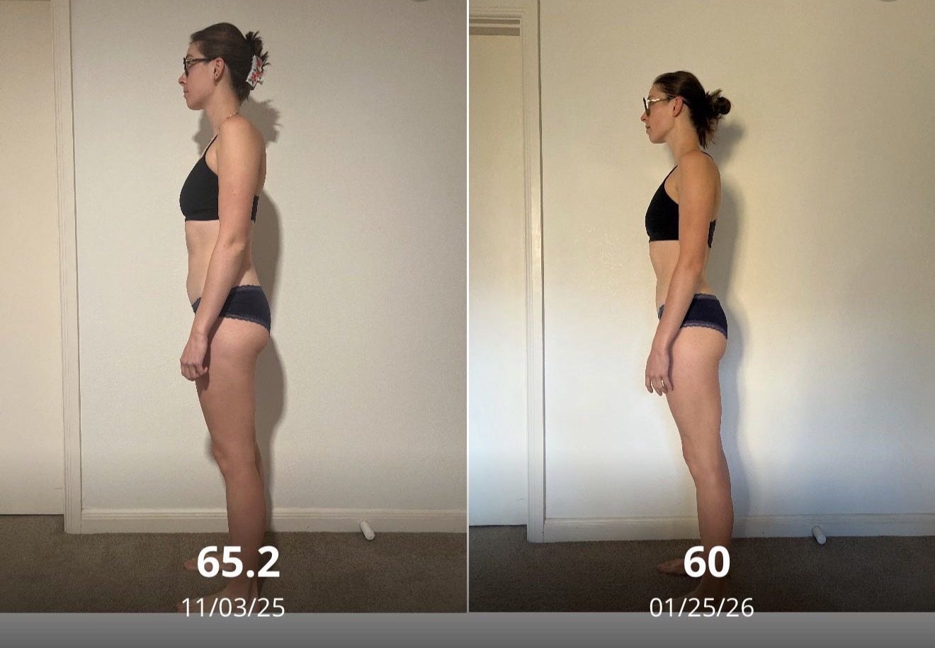 Client before and after
